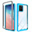 Silicone Transparent Frame Case Cover 360 Degrees ZJ1 for Samsung Galaxy S10 Lite