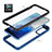 Silicone Transparent Frame Case Cover 360 Degrees ZJ1 for Samsung Galaxy S20