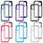 Silicone Transparent Frame Case Cover 360 Degrees ZJ1 for Samsung Galaxy S20 5G