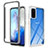 Silicone Transparent Frame Case Cover 360 Degrees ZJ1 for Samsung Galaxy S20 5G White