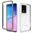 Silicone Transparent Frame Case Cover 360 Degrees ZJ1 for Samsung Galaxy S20 Ultra 5G