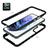 Silicone Transparent Frame Case Cover 360 Degrees ZJ1 for Samsung Galaxy S22 5G