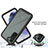 Silicone Transparent Frame Case Cover 360 Degrees ZJ1 for Samsung Galaxy S23 5G