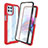 Silicone Transparent Frame Case Cover 360 Degrees ZJ3 for Motorola Moto G100 5G
