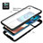 Silicone Transparent Frame Case Cover 360 Degrees ZJ3 for Motorola Moto G42