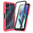 Silicone Transparent Frame Case Cover 360 Degrees ZJ3 for Motorola Moto G50 5G