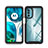 Silicone Transparent Frame Case Cover 360 Degrees ZJ3 for Motorola MOTO G52