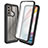 Silicone Transparent Frame Case Cover 360 Degrees ZJ3 for Motorola Moto G60