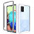 Silicone Transparent Frame Case Cover 360 Degrees ZJ3 for Samsung Galaxy A71 5G