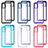 Silicone Transparent Frame Case Cover 360 Degrees ZJ3 for Samsung Galaxy M40S