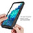 Silicone Transparent Frame Case Cover 360 Degrees ZJ3 for Samsung Galaxy S20 Lite 5G