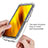 Silicone Transparent Frame Case Cover 360 Degrees ZJ3 for Xiaomi Poco X3 Pro