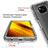 Silicone Transparent Frame Case Cover 360 Degrees ZJ3 for Xiaomi Poco X3 Pro