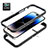 Silicone Transparent Frame Case Cover 360 Degrees ZJ4 for Apple iPhone 13 Pro Max