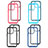 Silicone Transparent Frame Case Cover 360 Degrees ZJ4 for Apple iPhone 14 Pro