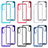 Silicone Transparent Frame Case Cover 360 Degrees ZJ4 for LG Velvet 4G