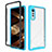 Silicone Transparent Frame Case Cover 360 Degrees ZJ4 for LG Velvet 4G