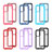 Silicone Transparent Frame Case Cover 360 Degrees ZJ4 for Samsung Galaxy A33 5G