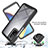 Silicone Transparent Frame Case Cover 360 Degrees ZJ4 for Xiaomi Mi 10T Pro 5G