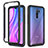 Silicone Transparent Frame Case Cover 360 Degrees ZJ4 for Xiaomi Redmi 9