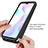 Silicone Transparent Frame Case Cover 360 Degrees ZJ4 for Xiaomi Redmi 9A