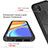Silicone Transparent Frame Case Cover 360 Degrees ZJ4 for Xiaomi Redmi 9C