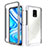 Silicone Transparent Frame Case Cover 360 Degrees ZJ4 for Xiaomi Redmi Note 9 Pro Max