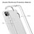 Silicone Transparent Frame Case Cover 360 Degrees ZJ5 for Google Pixel 4a