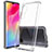 Silicone Transparent Frame Case Cover 360 Degrees ZJ5 for Xiaomi Mi Note 10 Lite Clear