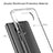 Silicone Transparent Frame Case Cover 360 Degrees ZJ5 for Xiaomi Poco X3 Pro