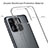 Silicone Transparent Frame Case Cover 360 Degrees ZJ5 for Xiaomi Redmi 10 Power