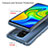 Silicone Transparent Frame Case Cover 360 Degrees ZJ5 for Xiaomi Redmi 10X 4G