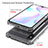 Silicone Transparent Frame Case Cover 360 Degrees ZJ5 for Xiaomi Redmi 9AT