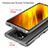 Silicone Transparent Frame Case Cover 360 Degrees ZJ6 for Xiaomi Poco X3 Pro