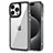 Silicone Transparent Frame Case Cover AC1 for Apple iPhone 13 Pro Max Black