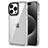Silicone Transparent Frame Case Cover AC1 for Apple iPhone 14 Pro
