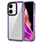 Silicone Transparent Frame Case Cover AC1 for Oppo Reno9 5G