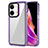 Silicone Transparent Frame Case Cover AC1 for Oppo Reno9 Pro 5G