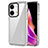 Silicone Transparent Frame Case Cover AC1 for Oppo Reno9 Pro 5G Clear