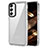 Silicone Transparent Frame Case Cover AC1 for Samsung Galaxy A25 5G Clear