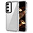 Silicone Transparent Frame Case Cover AC1 for Samsung Galaxy S22 5G Clear