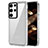 Silicone Transparent Frame Case Cover AC1 for Samsung Galaxy S23 Ultra 5G