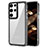 Silicone Transparent Frame Case Cover AC1 for Samsung Galaxy S23 Ultra 5G Black