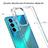 Silicone Transparent Frame Case Cover for Motorola Moto Edge 20 5G