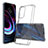 Silicone Transparent Frame Case Cover for Motorola Moto Edge (2021) 5G