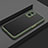 Silicone Transparent Frame Case Cover for OnePlus Nord N20 5G Army green