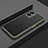 Silicone Transparent Frame Case Cover for OnePlus Nord N300 5G Army green