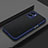 Silicone Transparent Frame Case Cover for OnePlus Nord N300 5G Blue