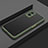 Silicone Transparent Frame Case Cover for Oppo F21s Pro 5G Army green