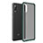 Silicone Transparent Frame Case Cover for Samsung Galaxy M02 Green